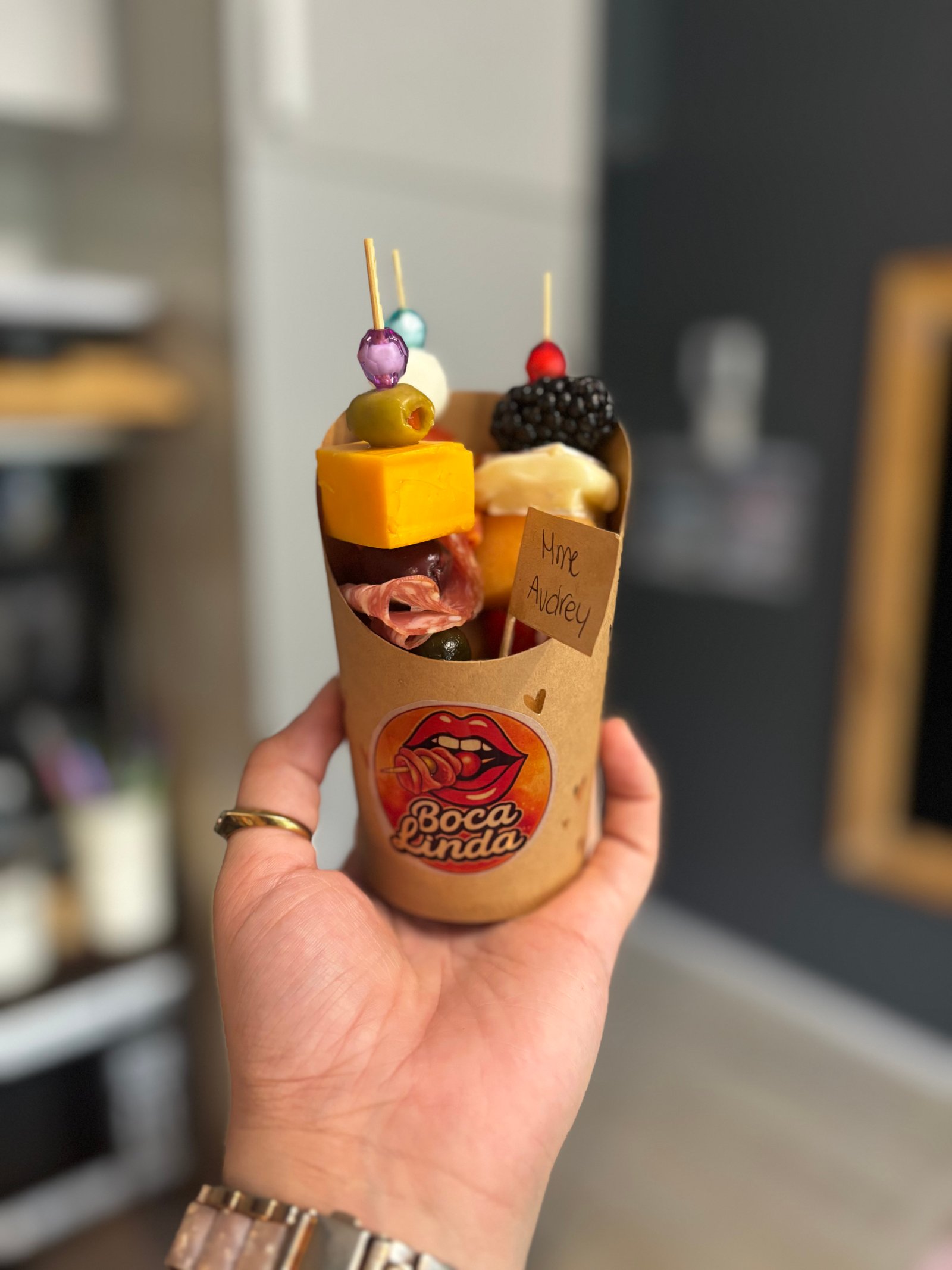 Cup individuel fromages et charcuteries
