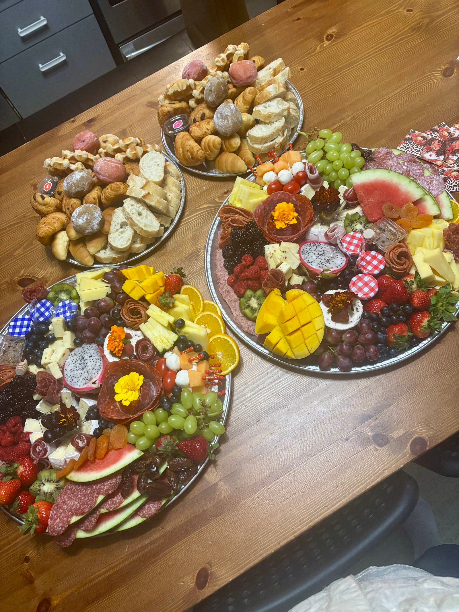 Présentation grazing baby shower Montréal